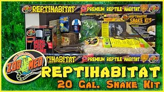 Zoo Med 20 Gallon ReptiHabitat™ Snake Kit [upl. by Colas388]