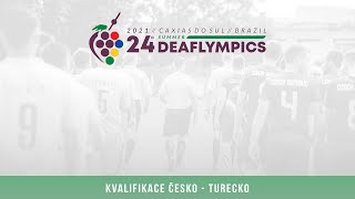 Qualification Deaflympics football Czech Republic  Turkey [upl. by Nakasuji]