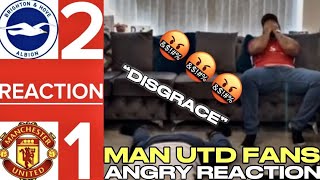 MAN UTD vs BRIGHTON 12  MAN UTD FANS ANGRY REACTION‼️ REACTION FROM THE BEARDEDMANCS🍿 [upl. by Terag]