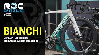 Oltre XR4 Specialissima et nouveau eArcadex chez Bianchi [upl. by Hekker]