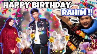 PRANK AJAK RAHIM GAD0H SEMPENA BIRTHDAY  VLOG BIRTHDAY RAHIM [upl. by Nnasor]