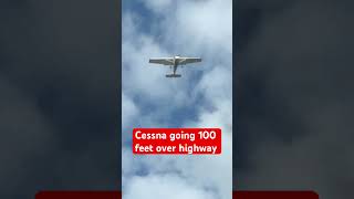 Random Cessna flying 100 feet over highway in uk [upl. by Boylan]