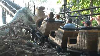 Flight of the Hippogriff ride POV with Hippogriff animatronic at the Wizarding World of Harry Potter [upl. by Toogood387]