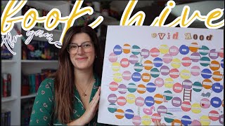 NEW TBR GAME picks my December TBR 🎲 🐝  Introducing the Book Hive Game  TBR Jar  Winter TBR 🎄 [upl. by Dranel]