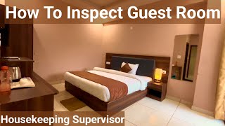 Guest Room Inspection By Housekeeping Supervisor Guest Room Inspectionhousekeeping [upl. by Ivey]