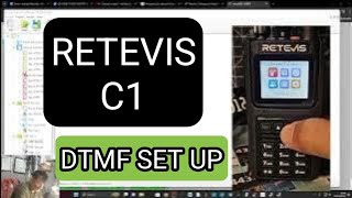 RETEVIS C1  SET UP Auto DTMF TX using Sofware amp Radio [upl. by Ymarej]