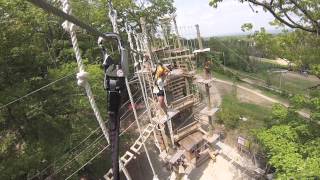 High Ropes Obstacle Course GoPro [upl. by Armil]