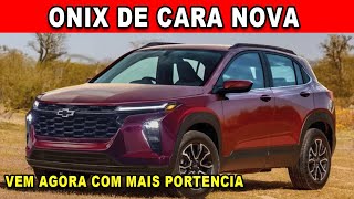 🚨NOVO VISUAL MAIS POTÊNCIA CHEVROLET ONIX [upl. by Atiuqehc]