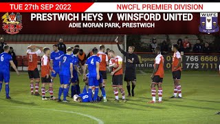 Prestwich Heys Vs Winsford United 270922 [upl. by Dennet]