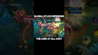 GLOBAL HYLOS DEFENDING THE LORD AT ALL COST shorts globalhylos hylosmlbb mlbbshorts [upl. by Jecho]