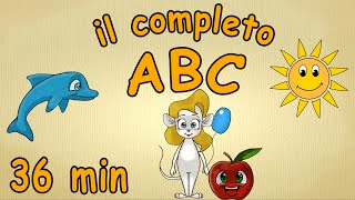 ABC canzone per bambini  36 minuti  il completo ABC [upl. by Linus]