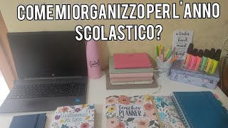 Come mi organizzo per il backtoschool agenda teacher planner bullet journal e altri taccuini [upl. by Yatnoj]