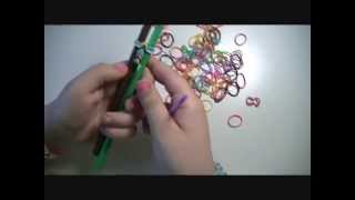 tutorial braccialetti con elastici erika [upl. by Nocam]