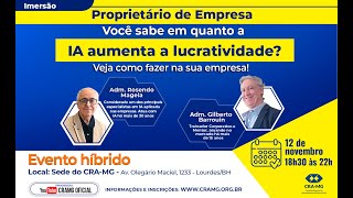 CRAMG  Imersão Avanço I4 Use Inteligência Artificial para aumentar a lucratividade [upl. by Nerine]