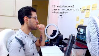 Estudando 12H para a Prova do Correios até passar DIA 5 [upl. by Valdas216]