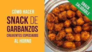 Snack Saludable de Garbanzos Especiados al Horno Ricos en Proteínas RealFood Evita Ultraprocesados [upl. by Muriel]