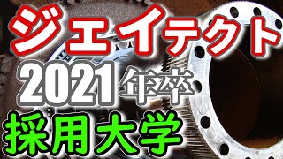 ジェイテクト（Jテクト）採用実績大学ランキング【2021年卒】 [upl. by Davena898]