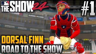 MLB The Show 24 Road to the Show  Dorsal Finn Catcher  EP1  WE BACK AT BACKSTOP [upl. by Prentice]