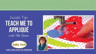 Insider Tips Teach Me to Appliqué with Pat Sloan [upl. by Vasos]