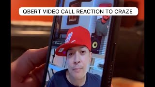 QBERT REACTION AFTER SEEING THE CRAZE VIDEO VIDEO CALL WITH JON MILLS 2024 [upl. by Asirram]