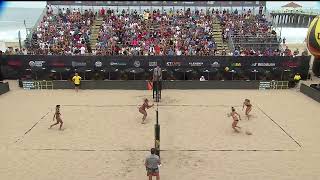 UrangoFonoimoana Can’t Hold Klineman  2021 Gold Series Manhattan Beach Open [upl. by Scever]