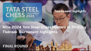 Grande Maestro WEI YI Vince il TATA STEEL Chess Tournament [upl. by Edita879]