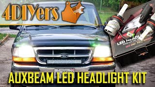 Review Auxbeam FS2 LED Headlight Kit [upl. by Nawiat843]