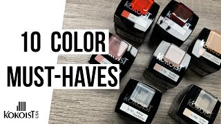 Top 10 Kokoist Colors MustHaves [upl. by Beilul164]