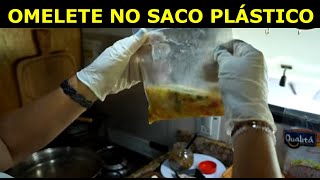 omelete no saco plastico [upl. by Anilatac815]