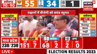 CM Shivraj SIngh Chouhan LIVE MP Chunav Result 2023 Live News Madhya PradeshChhattisgarh Election [upl. by Wendelina]