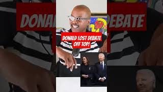 donaldtrump looses debate from top kamalaharris goodncrazynews [upl. by Aronek]