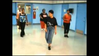 How to DoDown South Shuffle Line DanceIn Class Instructions [upl. by Carnahan920]