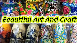 Beautiful hand made art and craft 🥰 zainab market sadar karachi handcrft antiqueitems [upl. by Anoval]