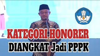 KATEGORI PRIORITAS GURU HONORER yang DIANGKAT MENJADI PPPK 2025  RESMI DARI MENDIKDASMEN [upl. by Derinna]