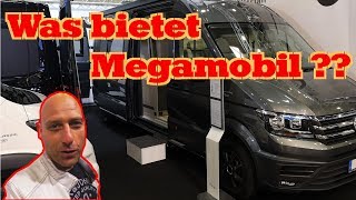 MEGAMOBIL einfach erklärt  Caravan Salon Düsseldorf  WOHNMOBIL KASTENWAGEN [upl. by Bonne558]