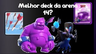 Melhor deck da arena 14 deck de golem de elixier [upl. by Ruthanne115]