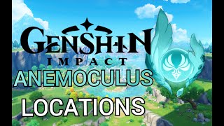 2024 ANEMOCULUS GUIDE EASYampFAST ALL LOCATIONS GENSHIN IMPACT [upl. by Nahshu137]