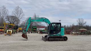 2012 Kobelco SK75SR 3 excavator [upl. by Acceb425]