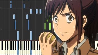 Attack on Titan Season 2 OP Full  Shinzou wo Sasageyo心臓を捧げよ！ piano [upl. by Ardnyk]