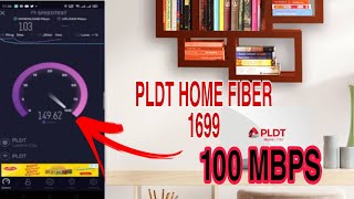 PLDT Home FIBER 1699 PLAN is now 100 MBPS Saan kpa [upl. by Ynohtnakram16]