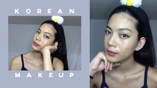 korean inspired makeup ft the green tea enthusiast [upl. by Swehttam724]