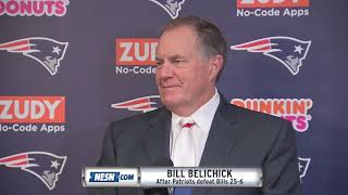 Bill Belichick Patriots vs Bills Week 8 Postgame Press Conference [upl. by Sandon]