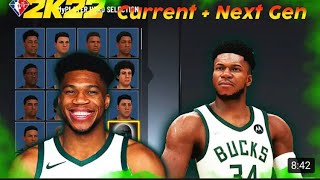 Giannis Antetokounmpo NBA 2K22 FACE CREATION Current  Next Gen BEST ONE [upl. by Sheridan]