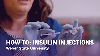 How To Give Injections Insulin Subcutaneous Injections [upl. by Llirret423]