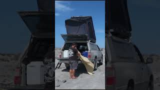 Truck Camping Setup With Rooftop Tent [upl. by Atteinotna777]