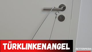 TÜRKLINKENANGEL  schadenfreie Türöffnung  Feuerwehr [upl. by Anaib]