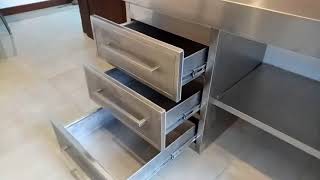 Pantry cupboards Fully Stainless Steel Wet Kitchen [upl. by Doehne]