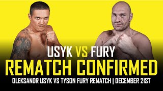 OLEKSANDR USYK VS TYSON FURY  REMATCH  DECEMBER 21ST 👀 [upl. by Milena]