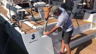 Beneteau Oceanis 511 Walk Through Debut in Annapolis 2017 [upl. by Corotto796]