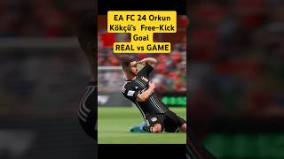 Epic Free Kick Goal Recreating Orkun Kökçü’s Stunning Strike in EA FC 24 eafc24goals fc24goals [upl. by Aisauqal]